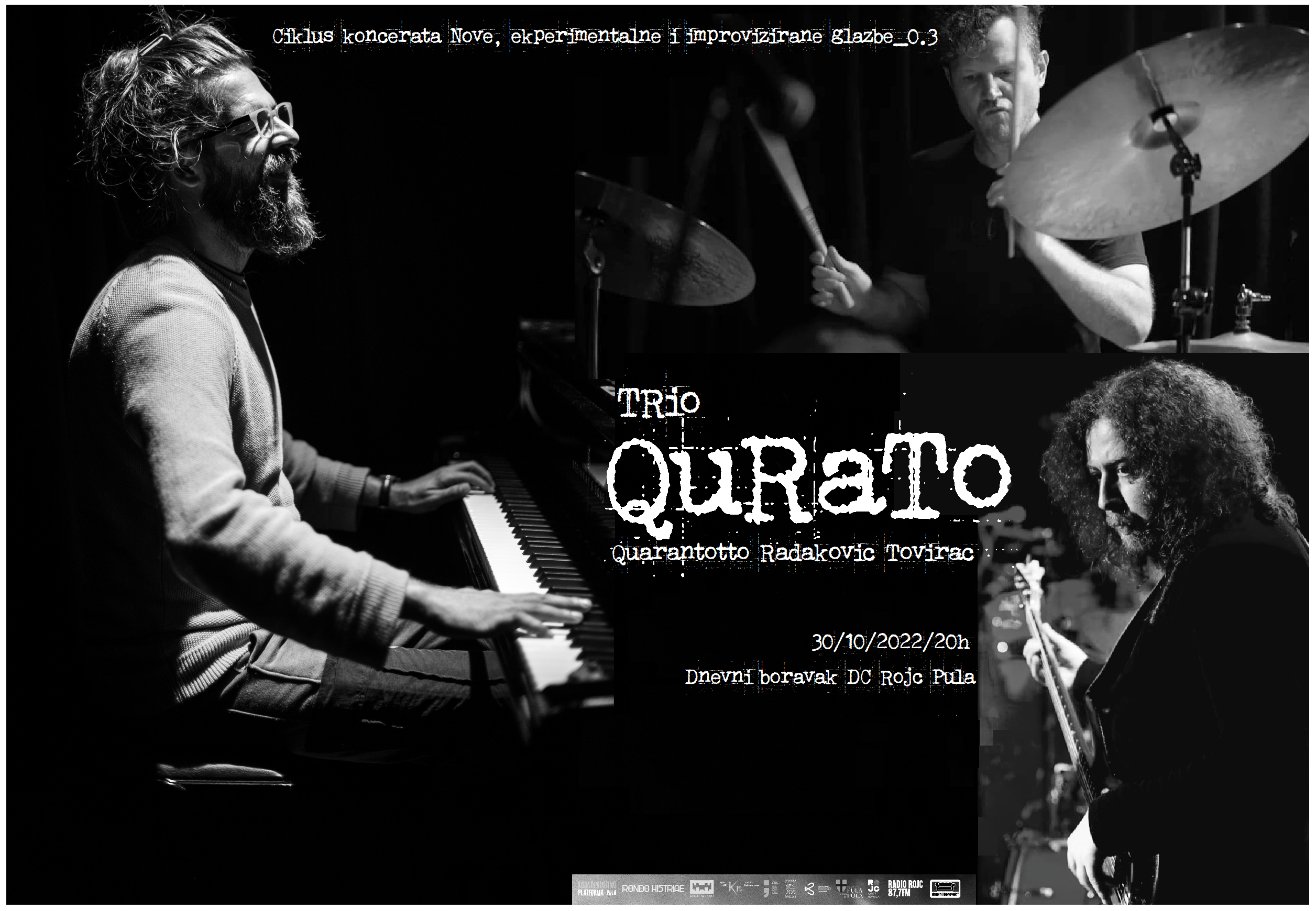PULA Besplatan koncert u Dnevnom boravku Rojca, nastupa Trio QuRaTo